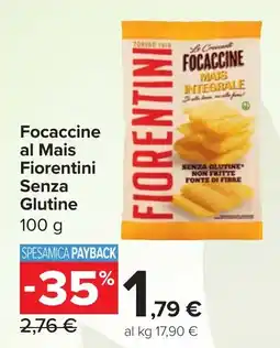 Carrefour Market Focaccine al Mais Fiorentini Senza Glutine offerta