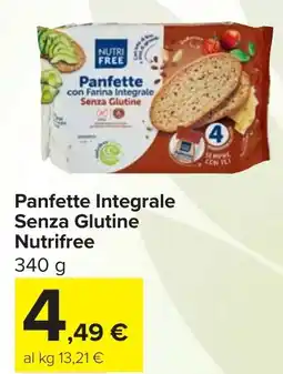Carrefour Market Panfette Integrale Senza Glutine Nutrifree offerta