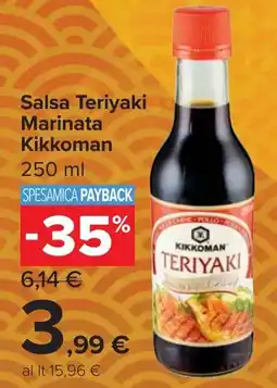 Carrefour Market Salsa Teriyaki Marinata Kikkoman offerta