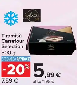 Carrefour Market Tiramisù Carrefour Selection offerta