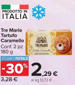 Carrefour Market Tre Marie Tartufo Caramello offerta