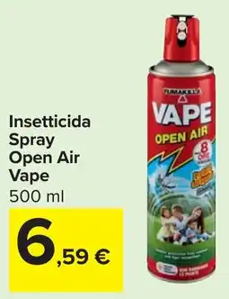 Carrefour Market Insetticida Spray Open Air Vape offerta