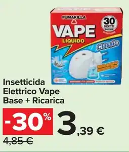 Carrefour Market Insetticida Elettrico Vape Base + Ricarica offerta