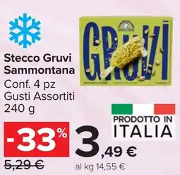 Carrefour Market Stecco Gruvi Sammontana offerta