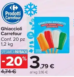 Carrefour Market Ghiaccioli Carrefour offerta