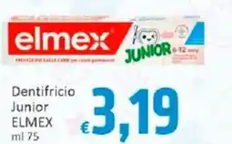 Paghi Poco Dentifricio Junior ELMEX offerta