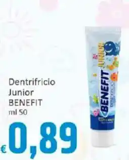 Paghi Poco Dentrifricio Junior BENEFIT offerta