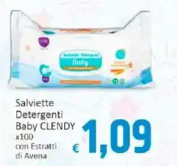 Paghi Poco Salviette Detergenti Baby CLENDY x100 offerta