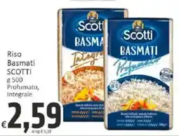 Paghi Poco Riso Basmati SCOTTI offerta