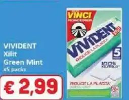Paghi Poco VIVIDENT Xilit Green Mint offerta