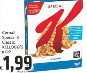 Paghi Poco Cereali Special K Classic KELLOGG'S offerta
