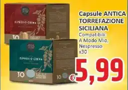 Paghi Poco Capsule ANTICA TORREFAZIONE SICILIANA offerta