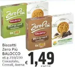Paghi Poco Biscotti Zero Più BALOCCO offerta