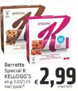 Paghi Poco Barrette Special K KELLOGG'S offerta