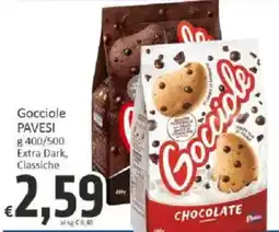 Paghi Poco Gocciole PAVESI offerta