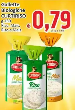 Paghi Poco Gallette Biologiche CURTIRISO offerta