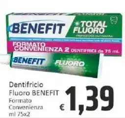 Paghi Poco Dentifricio Fluoro BENEFIT offerta