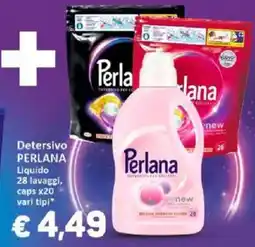 Paghi Poco Detersivo PERLANA Liquido offerta