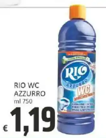 Paghi Poco RIO wc azzurro offerta