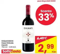 Despar Chianti DOCG Casa Vinicola Cecchi offerta