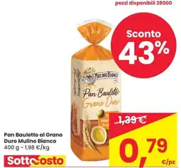 Despar Pan Bauletto al Grano Duro Mulino Bianco offerta