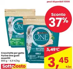Despar Crocchette per gatto Purina One gusti assortiti offerta
