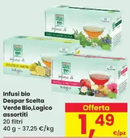 Despar Infusi bio Despar Scelta Verde Bio,Logico assortiti offerta