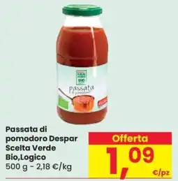 Despar Passata di pomodoro Despar Scelta Verde Bio,Logico offerta