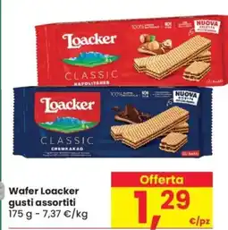 Despar Wafer Loacker gusti assortiti offerta