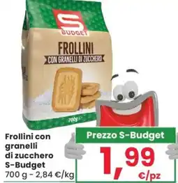 Despar Frollini con granelli di zucchero S-Budget offerta