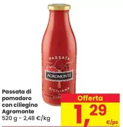 Despar Passata di pomodoro con ciliegino Agromonte offerta