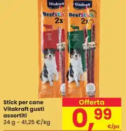 Despar Stick per cane Vitakraft gusti assortiti offerta
