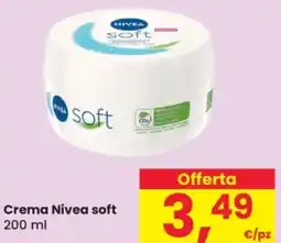 Despar Crema Nivea soft offerta