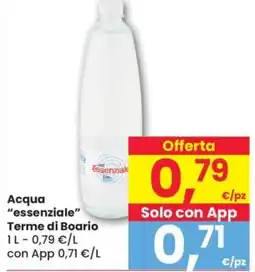 Despar Acqua "essenziale" Terme di Boario offerta