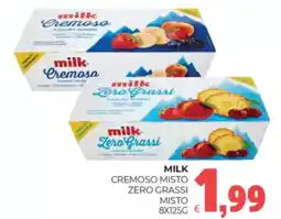 Eté Milk cremoso misto zero grassi misto offerta