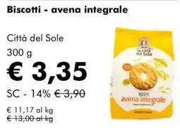 NaturaSì Biscotti - avena integrale Città del Sole offerta
