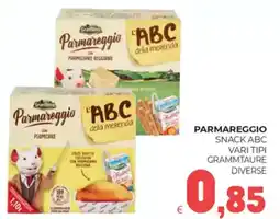 Eté Parmareggio snack abc vari tipi grammta diverse ure offerta