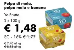 NaturaSì Polpa di mela, polpa mela e banana Yo Frutta offerta