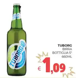 Eté Tuborg fresca birra bottiglia 5° offerta
