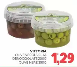 Vittoria olive verdi sicilia denocciolate olive nere
