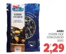 Eté Arbi cozze cile con guscio offerta