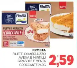 Eté Frosta filetti di merluzzo avena e mirtilli girasole e menta croccante offerta