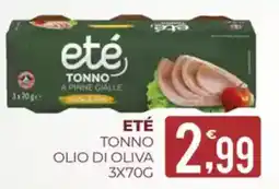 Eté Eté tonno olio di oliva offerta