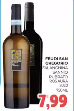 Eté Feudi san gregorio falanghina sannio rubrato ros aura 2020 offerta
