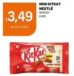 Ekom Mini kitkat NESTLÉ offerta