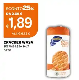 Cracker wasa sesame & sea salt