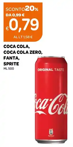Ekom Coca cola, coca cola zero, fanta, sprite offerta