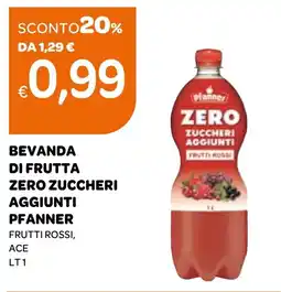 Ekom Bevanda di frutta zero zuccheri aggiunti PFANNER offerta