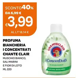 Ekom Profuma biancheria i concentrati CHANTE CLAIR offerta