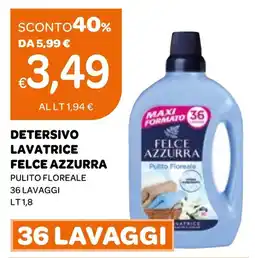 Ekom Detersivo lavatrice FELCE AZZURRA offerta